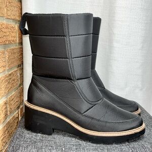 Blondo Daffy black Quilted waterproof Boots - 8.5